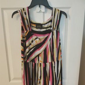 BOB MACKIE WEARABLE ART LONG DRESS